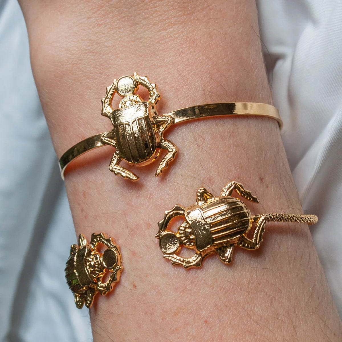 Bracelet scarabées (double) - Farmatuur