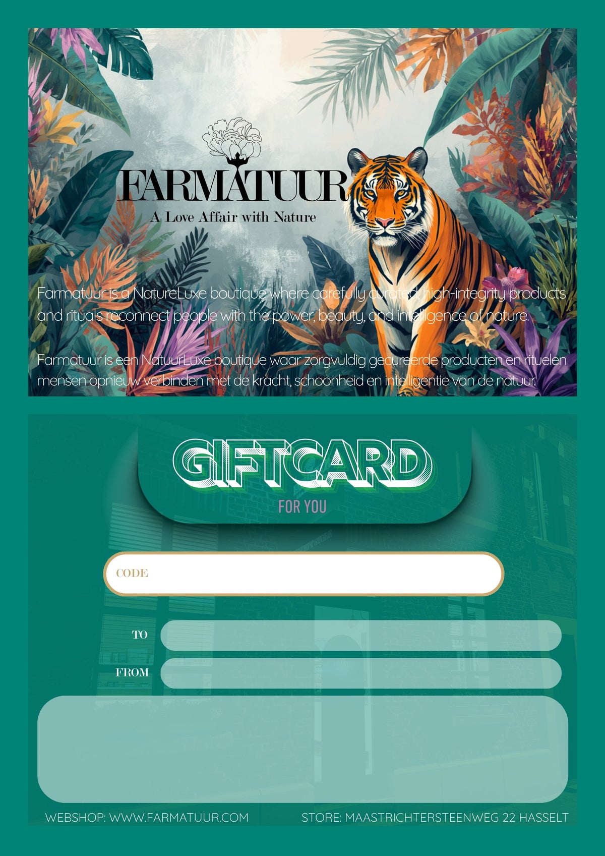 GIFTCARD - Farmatuur