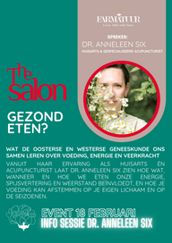 Salon session : manger sainement ? avec le Dr Anneleen Six - 18 févr. - Farmatuur