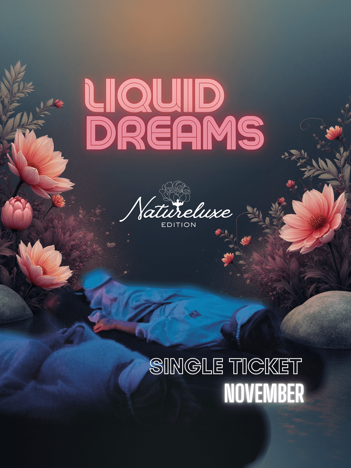 Ticket solo, NatureLuxe, Liquid Dreams - novembre - Farmatuur