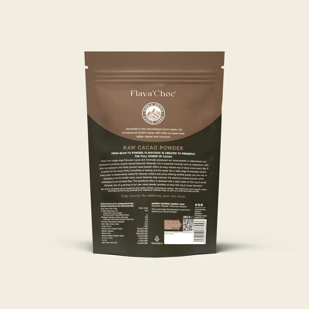 Poudre de cacao non torréfiée - Farmatuur